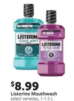 Fareway Listerine Mouthwash offer