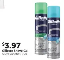 Fareway Gillette Shave Gel offer