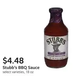 Fareway Stubb's BBQ Sauce offer