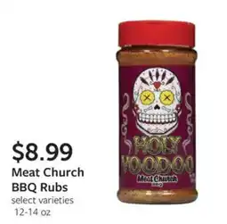 Fareway Meat Church BBQ Rubs offer