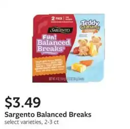 Fareway Sargento Balanced Breaks offer