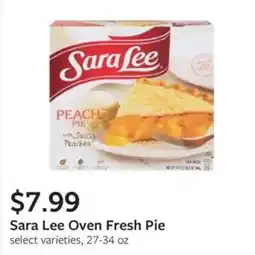 Fareway Sara Lee Oven Fresh Pie offer