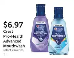 Fareway Crest Pro-Health Advanced Mouthwash offer