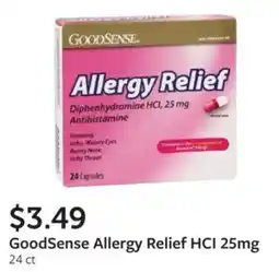 Fareway GoodSense Allergy Relief HCl offer