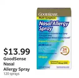 Fareway GoodSense Nasal Allergy Spray offer