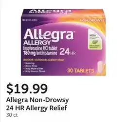Fareway Allegra Non-Drowsy 24 HR Allergy Relief offer