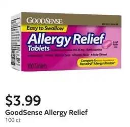 Fareway GoodSense Allergy Relief offer