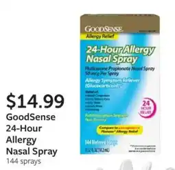 Fareway GoodSense 24-Hour Allergy Nasal Spray offer