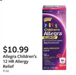 Fareway Allegra Children's 12 HR Allergy Relief offer