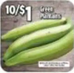 Pioneer Supermarkets Green Plantains offer