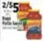 Pioneer Supermarkets Prego Pasta Sauce offer