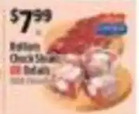 Pioneer Supermarkets Baldwin Chuck Steak offer