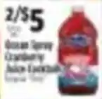 Pioneer Supermarkets Ocean Spray Cranberry Juice Cocktail offer