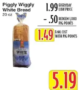 Piggly Wiggly Piggly Wiggly white bread offer