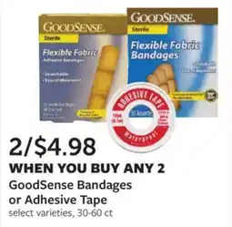 Fareway GoodSense Bandages or Adhesive Tape offer