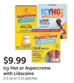 Fareway Icy Hot or Aspercreme with Lidocaine offer