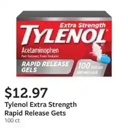 Fareway Tylenol Extra Strength Rapid Release Gels offer