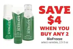 Fareway BioFreeze offer