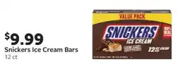 Fareway Snickers ice cream bars offer