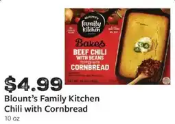 Fareway Blount's Family Kitchen Chili with Cornbread offer