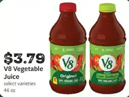Fareway V8 vegetable juice offer
