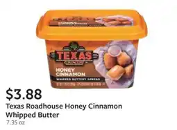 Fareway Texas Roadhouse Honey Cinnamon Whipped Butter offer