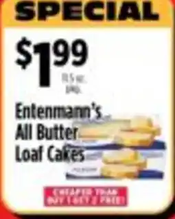 Pioneer Supermarkets Entenmann's All Butter Loaf Cakes offer