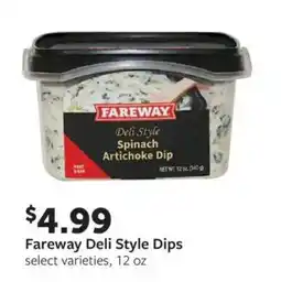 Fareway Fareway Deli Style Dips offer