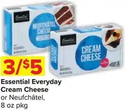 Shop 'n Save Essential Everyday Cream Cheese or NeufchΓ’tel offer