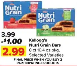 Shop 'n Save Kellogg's Nutri Grain Bars offer