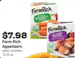 Fareway Farm Rich Appetizers offer