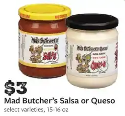 Fareway Mad Butcher's Salsa or Queso offer