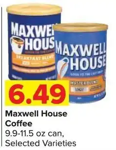 Shop 'n Save Maxwell House Coffee offer