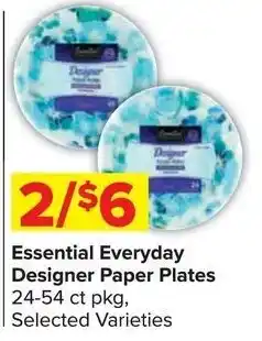 Shop 'n Save Essential Everyday Designer Paper Plates offer
