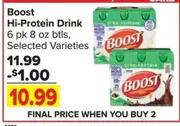 Shop 'n Save Boost Hi-Protein Drink offer