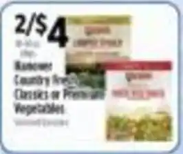 Vancover Country Fresh Classics or Premium Vegetables