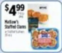 Pioneer Supermarkets Mallow's Stuffed Clams offer