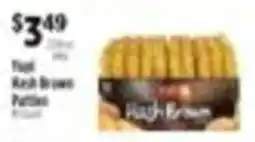 Pioneer Supermarkets Tapioca Hash Brown Patties offer