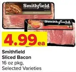 Shop 'n Save Smithfield Sliced Bacon offer