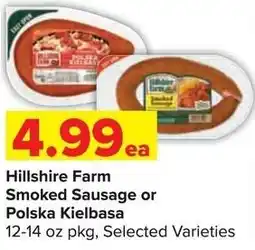Shop 'n Save Hillshire Farm Smoked Sausage or Polska Kielbasa offer