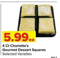 Shop 'n Save Charlotte's gourmet dessert squares offer