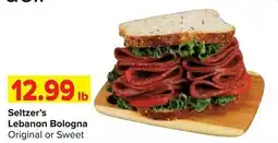 Shop 'n Save Seltzer's Lebanon Bologna offer