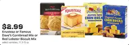 Fareway Krusteaz or Famous Dave's Cornbread Mix or Red Lobster Biscuit Mix offer