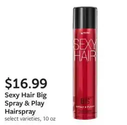 Fareway Sexy Hair Big Spray & Play Hairspray offer