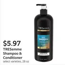 Fareway Tresemme shampoo & conditioner offer