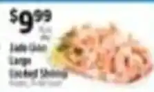 Pioneer Supermarkets Late Gear Large Cooked Shrimp offer