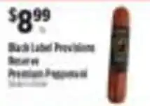 Pioneer Supermarkets Black Label Provisions Reserve Premium Pepperoni offer