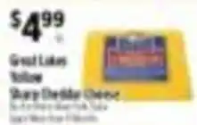 Pioneer Supermarkets Great Lakes Yellow Sharp Cheddar Cheese offer