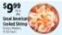 Pioneer Supermarkets Great American Cooked Shrimp offer