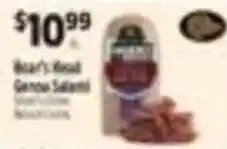 Pioneer Supermarkets Bear's Best Genoa Salami offer